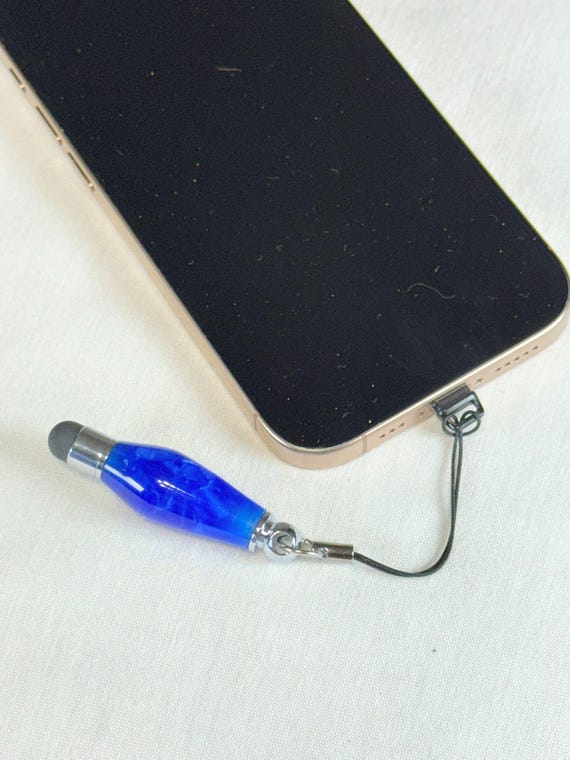 Made for iPhone stylus charm, iPad and Smartphone Accessory, Compact Mini Stylus Handmade Acrylic, Tech Accessory Gift, Handmade