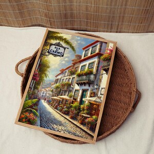 Funchal Madeira Print: Rua Do Carmo Travel Poster image 2