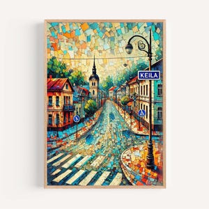 Keila Estonia Art Print: European City Travel Poster