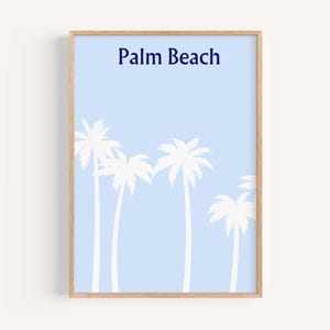 Palm Beach Dorm Art Print