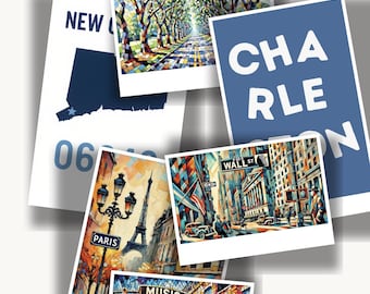 Customizable Street Sign Print: Pick Your Town, City (Digital Download)