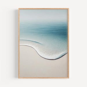 Beach Wave Art Print: Coastal Home Decor