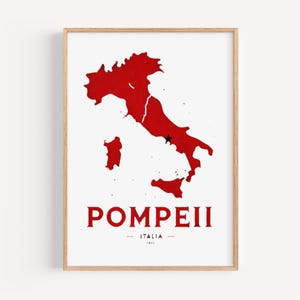 Pompei kunst aan de muur, Pompei print, Italië kunst, Italië cadeau, reisprint, woondecoratie, housewarmingcadeau, kunst aan de muur