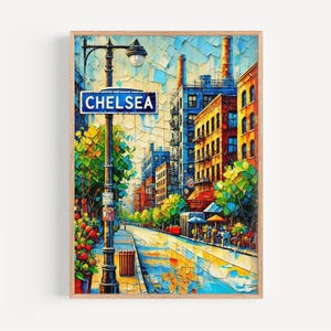 Massachusetts Chelsea Wall Art Print - Travel Poster & American Decor, Housewarming Gift, Massachusetts Gift Idea