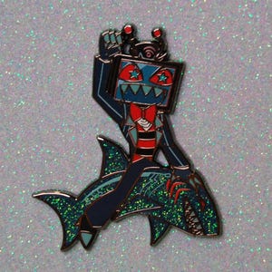 Przypinka Hazbin Hotel Vox Shark W MAGAZYNIE