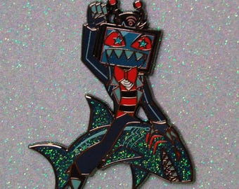 Pin Vox Shark do Hotel Hazbin EM ESTOQUE