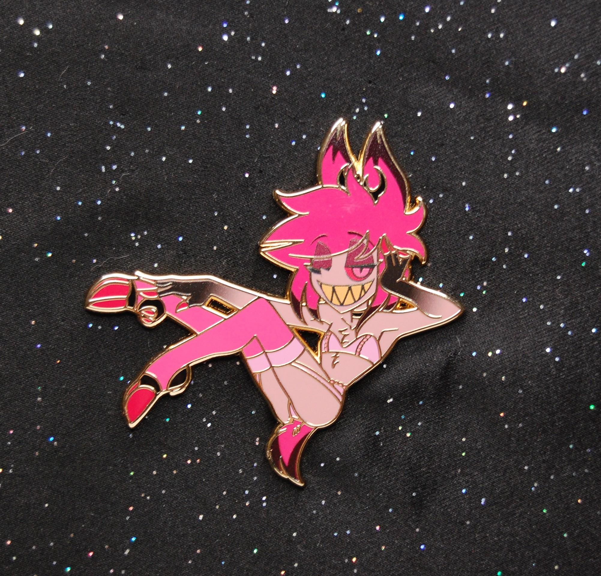 HAZBIN HOTEL Angel Dust CherryBomb ピンバッジ