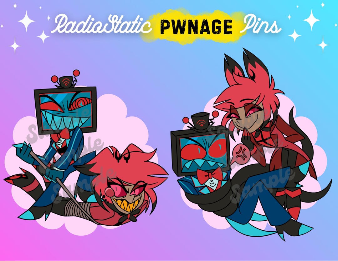 ハズビン ホテル ラジオスタティック PWNAGE ファイト エナメルピン