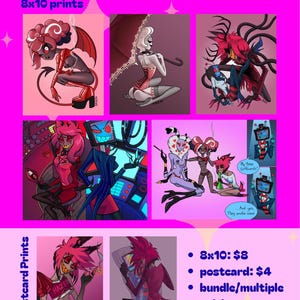 Hazbin Hotel Prints RadioStatic Rosie Velvette Vox