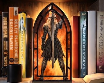 Aelin Fireheart Book Nook, Throne Of Glass Aelin Galathynius Bookshelf Insert, Fantasy Bookish Candle Holder, TOG SJM Book Merch