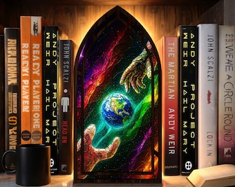 Rocky Grace Project Hail Mary Book Nook, Fist My Bump Book Decoration, Jazz Hands Sci-fi Space Book Nook Gift