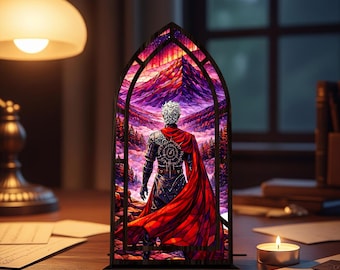 Astarion Baldurs Gate 3 Candle Holder, Bg3 Vampire Book Nook Decor, Dungeon And Dragon Elf Gaming Book Nook, BG3 Merch