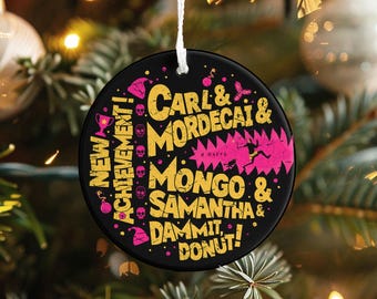 New Achievement Dungeon Crawler Carl Ornament, Goddammit Donut Ceramic Ornament, Bookish Christmas Decoration, Sci-Fi Book Lover