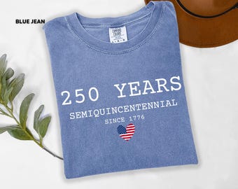 Camiseta de 250 años, camiseta patriótica de EE. UU., camiseta de la independencia de Estados Unidos, camiseta del 4 de julio, camiseta patriótica vintage