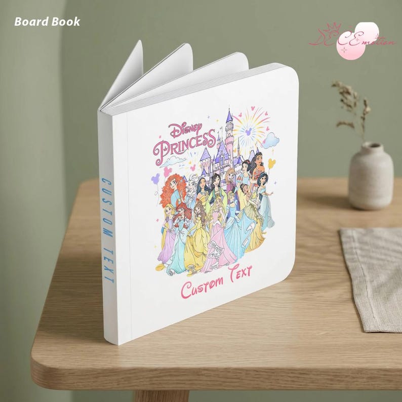 Personalized Disney Princess Autograph Book, Cinderella Belle Rapunzel ...