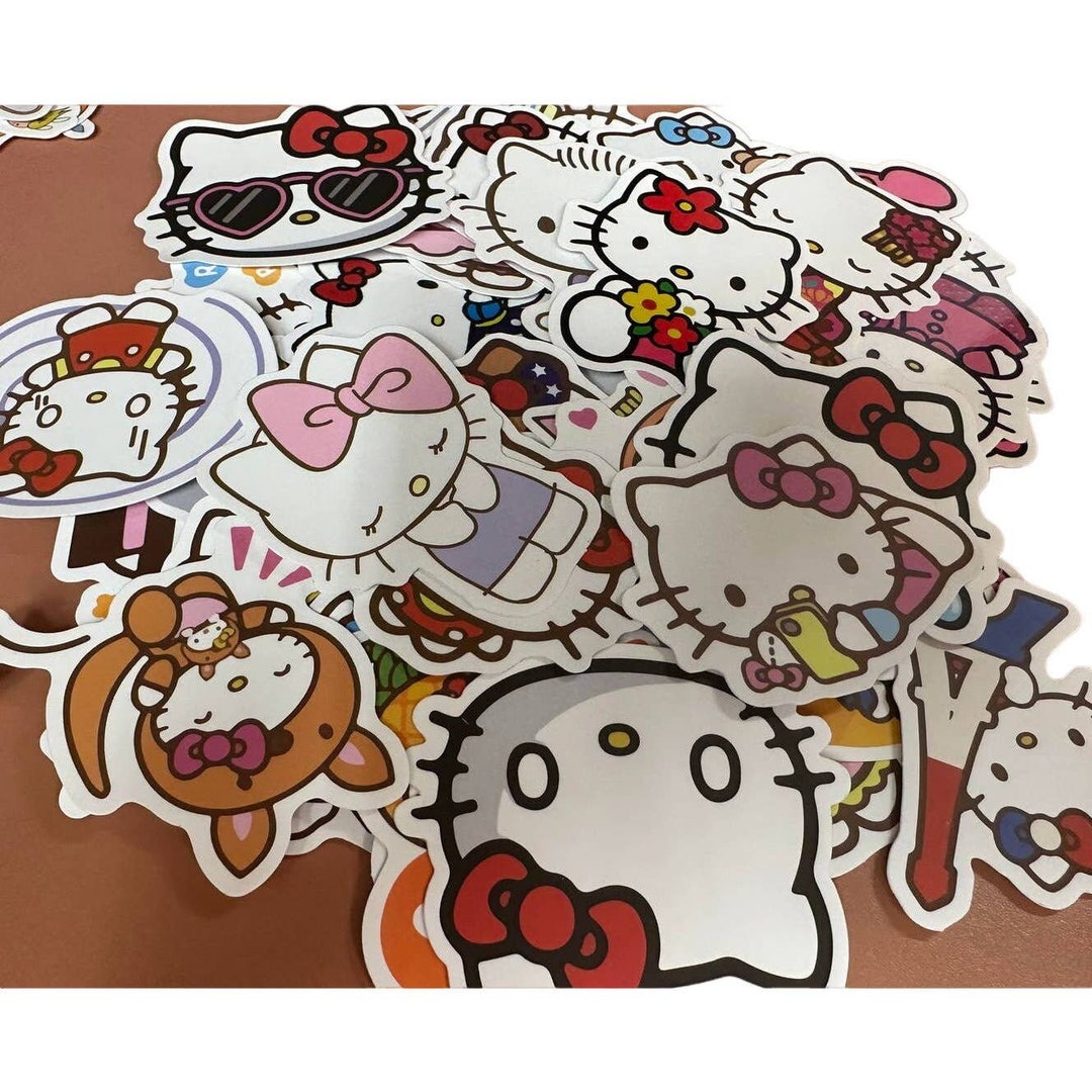 Stickers Lot Sanrio Hello Kitty Stickers Random Lot of 10 Etsy