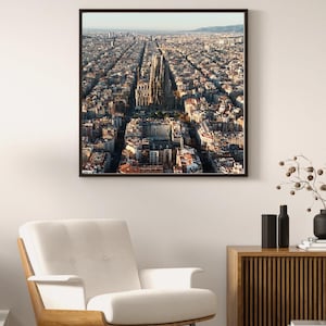 Sagrada Familia Canvas Print: Barcelona Architecture Photography