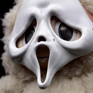 Halloween Labubu Mask | Pumpkin & Scream Edition