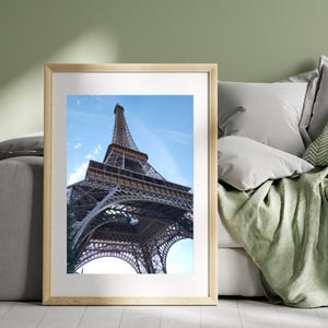 Eiffel Tower Photography Print: Paris Architecture Poster (Digital Download)