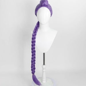 KPop Demon Hunters Dragon Braid | Rumi-Inspired Wig | Dutch Braid, Rumi Cosplay Wig & Halloween Costume | KDH Cosplay Costume | Rumi Cosplay