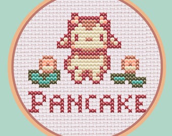 Faun Cross Stitch Pattern – Pixel Art Woodland Creature Chart (PDF Download)