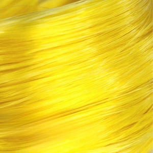 Japanese Saran Dandelion 849 1oz/28g 36inch/92cm hank Yellow - Doll Planet Hair, Doll Rehair, Rehairing, Doll Hair for Reroot,