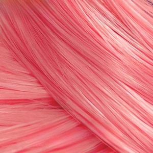 Japanese Saran Little Bo Pink 6022 1oz/28g 36inch/92cm hank pink - Doll Planet Hair, Doll Rehair, Rehairing, Doll Hair for Reroot, Rerooting