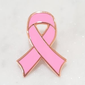 Breast Cancer Awareness Ribbon Enamel Pin & Fundraising Packs
