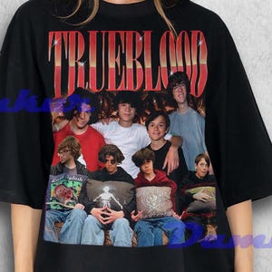 Camiseta de Trueblood, camiseta de Trueblood, merchandising de True Blood, camisetas de la banda True Blood, sudadera de Trueblood, camiseta retro de Trueblood, regalo de True Blood