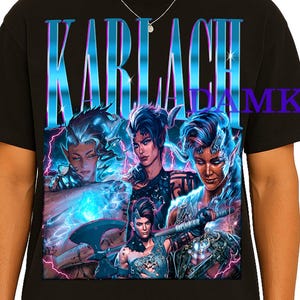 Karlach Tshirt, Karlach bg3 Retro Shirt, Karlach sweater, Karlach Fan Tee, Karlach hoodie, karlach cosplay, bg3 gifts, karlach baldurs gate
