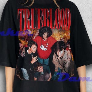 Camiseta de Trueblood, camiseta de Trueblood, merchandising de True Blood, camisetas de la banda True Blood, sudadera de Trueblood, camiseta retro de Trueblood, regalo de True Blood