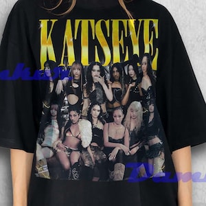 Katseye Shirt, Beautiful Chaos Tee, Eyekon Kpop Fan Merch Sophia, Manon, Lara, Daniela, Megan, Katseye Gnarly Tshirt, Katseye Fan Tees