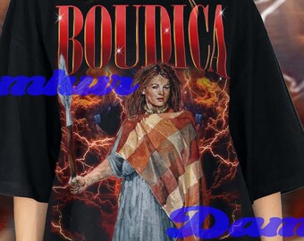Maglietta Boudica Regina della Guerra, Maglietta Boudica Guerriera Celtica, Maglietta Pagan Rebel, Felpa Gothic Metal, Magliette Boudica Fan Tosta, Icona delle Streghe