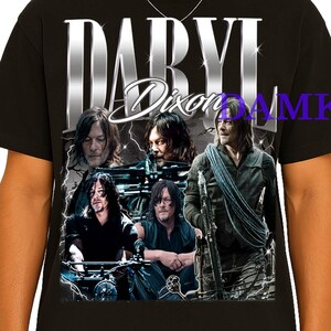 Daryl Dixon Shirt, Daryl Dixon Retro Tshirt, Daryl Dixon Fan Tee, Daryl Dixon Homage Gift, Norman Reedus Shirt, Rick Grimes Merch Tees