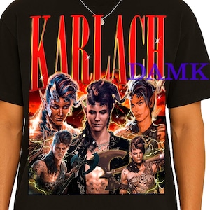 Karlach Tshirt, Karlach bg3 Retro Shirt, Karlach sweater, Karlach Fan Tee, Karlach hoodie, karlach cosplay, bg3 gifts, karlach baldurs gate