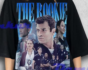 The Rookie Shirt, The Rookie TV Show Graphic Tee, Nathan Fillion LAPD Series T-Shirt, Police Drama Fan Merch, Crime Show Sweatshirt Tees