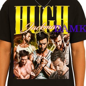 Hugh Jackman Retro Shirt, Hugh Jackman Homage Tshirt, Hugh Jackman Fan Tees, Hugh Jackman Vintage Sweater, Hugh Jackman Merch Gift & Present