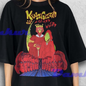 King Gizzard and The Lizard Wizard Shirt, King Gizzard and The Lizard Wizard Fan Tshirt, King Gizzard and The Lizard Wizard Retro Tees