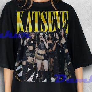 Katseye Shirt, Beautiful Chaos Tee, Eyekon Kpop Fan Merch Sophia, Manon, Lara, Daniela, Megan, Katseye Gnarly Tshirt, Katseye Fan Tees