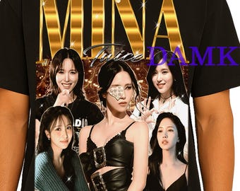 Mina Twice Shirt, Mina Vintage Tshirt, Mina Fan Tees, Mina Bootleg