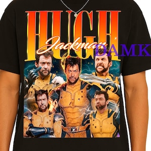 Hugh Jackman Retro Shirt, Hugh Jackman Homage Tshirt, Hugh Jackman Fan Tees, Hugh Jackman Vintage Sweater, Hugh Jackman Merch Gift & Present