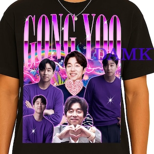 Gong Yoo Fan Tees Korean Drama Shirt, Gong Yoo Vintage Shirt, Gong Yoo T-Shirt, Homage Bootleg Sweatshirt Retro Gift Fan Tee