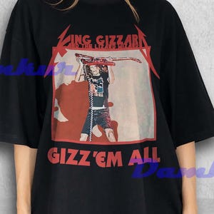 King Gizzard and The Lizard Wizard Shirt, King Gizzard and The Lizard Wizard Fan Tshirt, King Gizzard and The Lizard Wizard Retro Tees