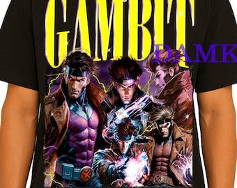 Limited Gambit Shirt, Deadpool Shirt. Wolverine X-men TShirt Gambit Sweatshirt, Gambit Fan Tees, Channing Tatum Movie Sweatshirt Gift