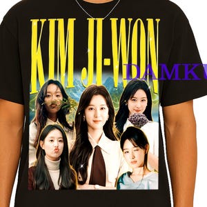 Camiseta retro de Kim Ji Won, camiseta vintage de Kim Ji Won, camiseta homenaje a Kim Ji Won, camiseta pirata de Kim Ji Won, suéter de Kim Ji Won, merchandising de regalo.
