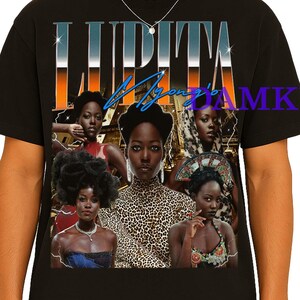 Lupita Nyong&#39;O Shirt, Lupita Nyong&#39;o Retro Fan Tees, Lupita Nyong&#39;o Bootleg Tshirt, Lupita Nyong&#39;o Vintage Sweatshirt, Hollywood Actress Tee