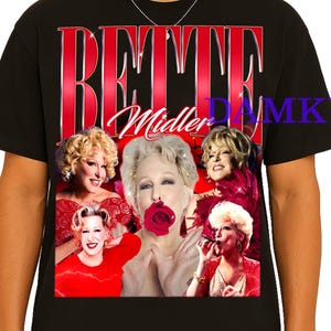Bette Midler Unisex Shirt, Bette Midler Bootleg Fan Tees, Bette Midler Vintage TShirt, Bette Midler Homage Shirt, Bette Midler Kids Tee
