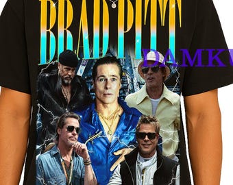 Brad Pitt Shirt, Brad Pitt Tshirt, Brad Pitt Fan Tees, Brad Pitt Sweatshirt, Brad Pitt Retro Merch, Brad Pitt Young Shirt, Brad Pitt Poster
