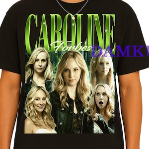 Caroline Forbes Shirt, Caroline Forbes Vintage Fan Tshirt, Caroline Forbes Tees, Caroline Forbes Retro 90s Sweater, Caroline Forbes Merch, Caroline Forbes Tees, Caroline Forbes Fan, Caroline Forbes Gift, Bonnie Bennett Gift, Katherine Pierce, Damon Salvatore, Matt Donovan, Tyler Lockwood, Bonnie Bennett shirt, Candice King shirt, Paul Wesley shirt, Ian Somerhalder, Gavin Casalegno