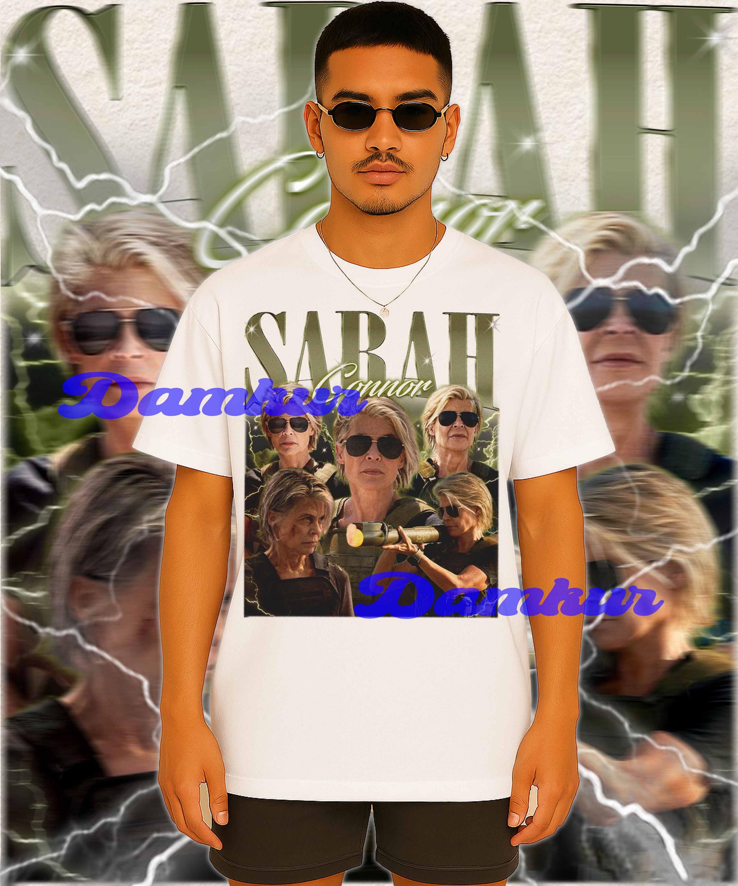 Sarah Connor Shirt, Sarah Connor Vintage Tshirt, Sarah Connor Retro Fan ...